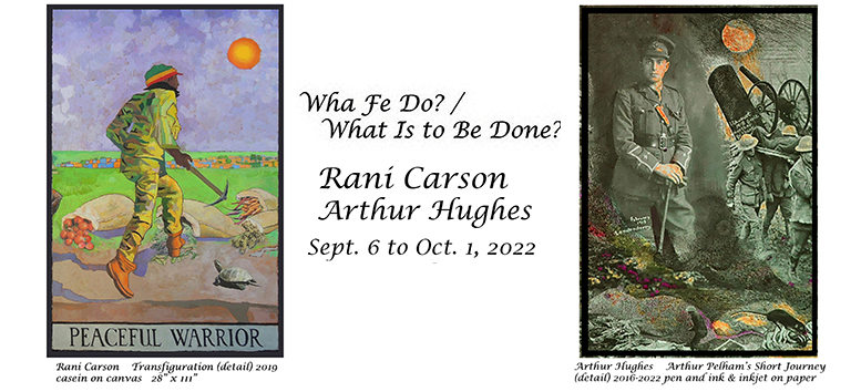 Rani Carson and Arthur Hughes - WHA FE DO? / WHAT IS TO BE DONE? - Poster